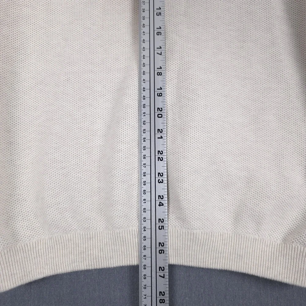 NN07 Hubert‎ Sweater Mens Medium Beige Honeycomb Weave Pullover No Nationality